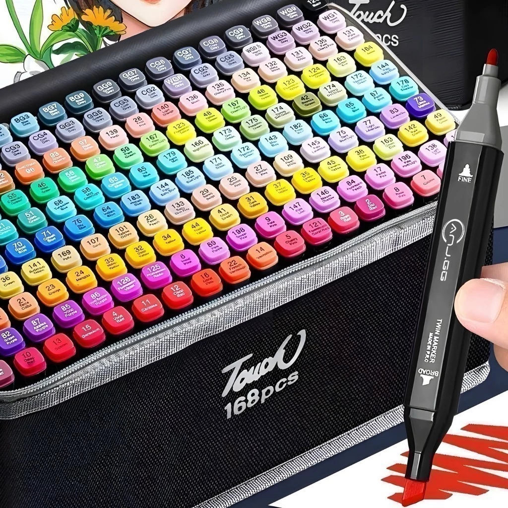 Kit De Marcadores De 168 Pcs Rotuladores