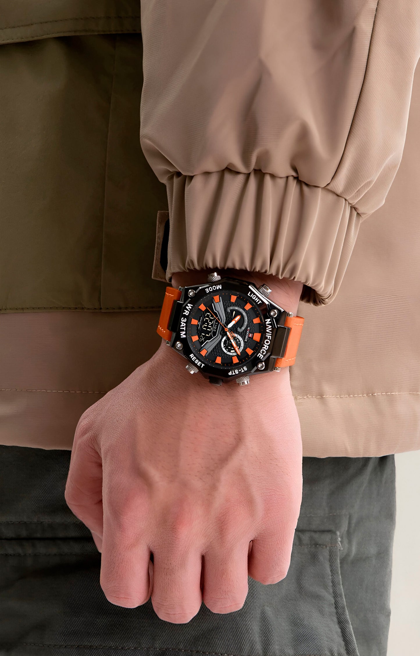 Reloj Naviforce Casual Nf9220 Crono Homb
