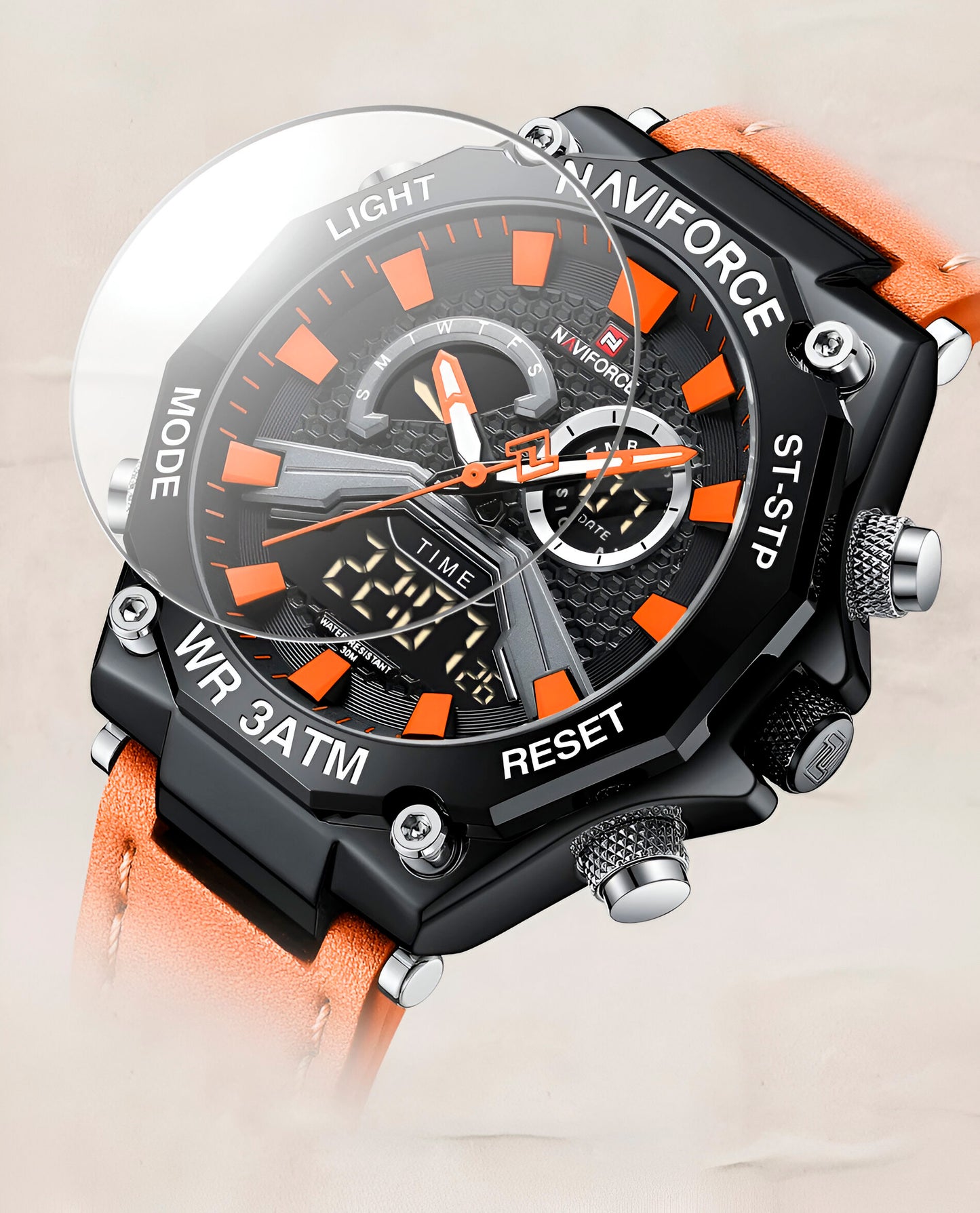 Reloj Naviforce Casual Nf9220 Crono Homb