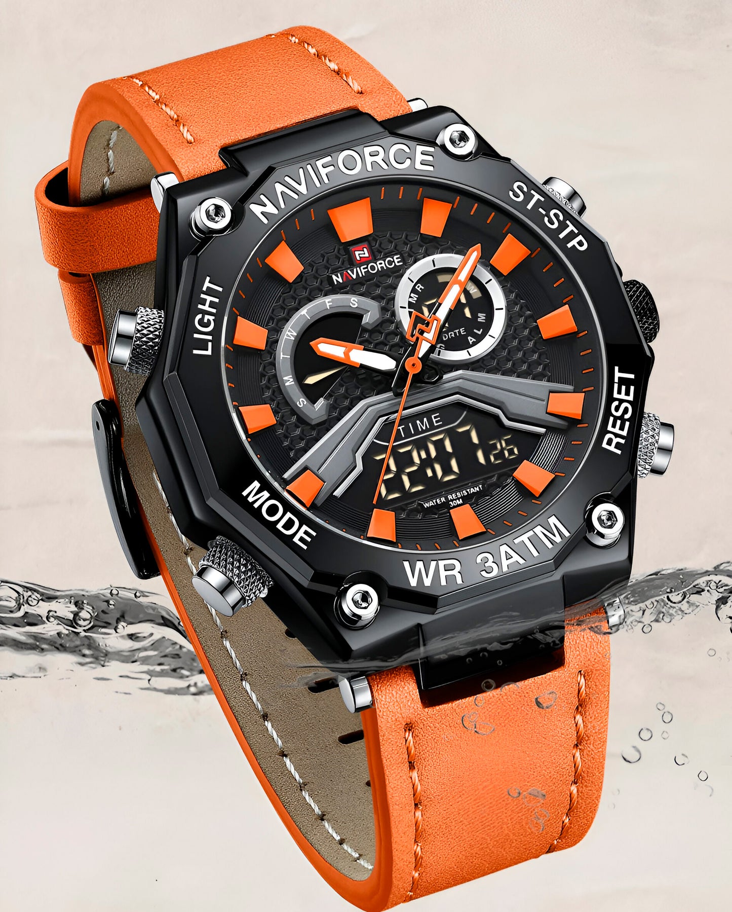 Reloj Naviforce Casual Nf9220 Crono Homb