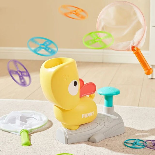 Lanzador De Discos Voladores Con Red